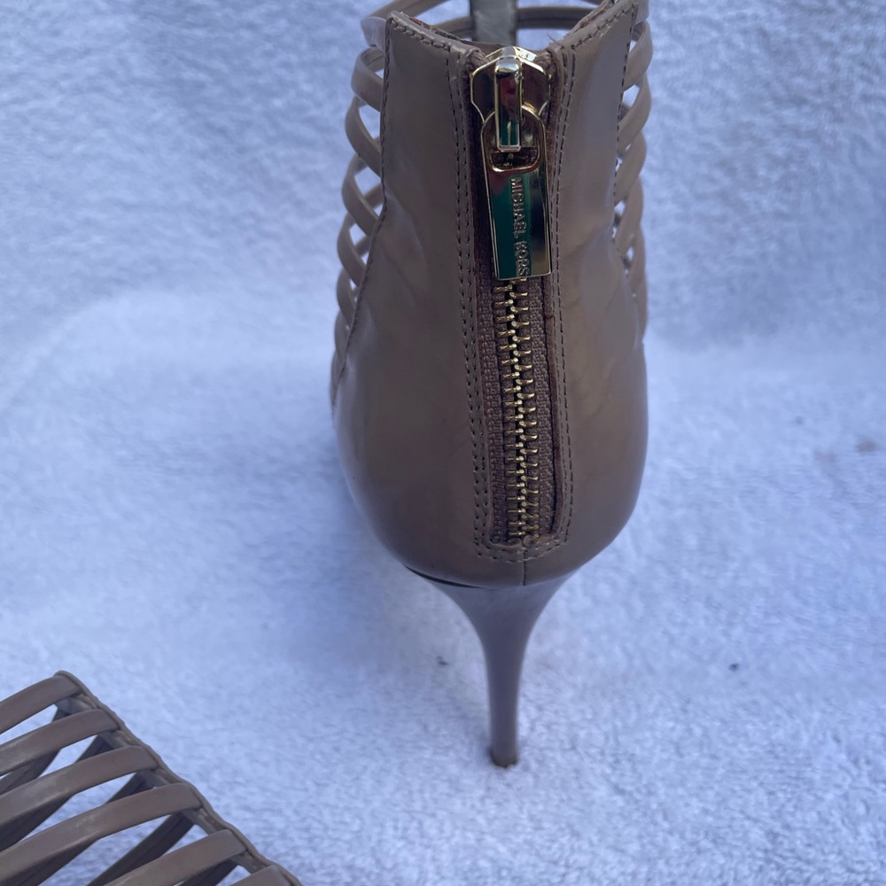 Michael Kors Taupe Strappy Heels - Picture 3 of 6